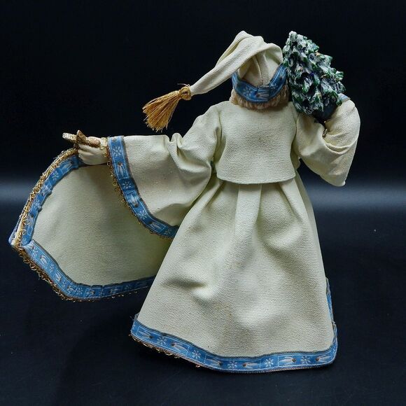 Thomas Kinkade Frosty Christmas Eve Santa Portrait Figure 8 Inch Old World Santa - Picture 4 of 12